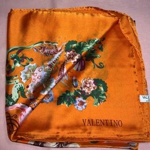 Valentino animal print scarf